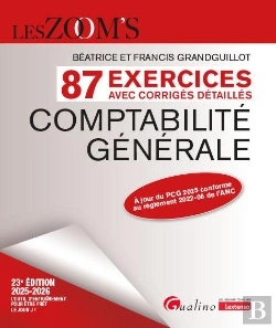Bertrand.pt - Comptabilité Générale : 87 Exercices Avec Corrigés Détaillés (Édition 2025/2026)