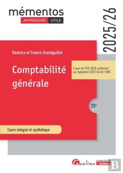 Bertrand.pt - Comptabilité Générale : À Jour Du Pcg 2025 Conforme Au Règlement 2022-06 De L'Anc (Édition 2025/2026)