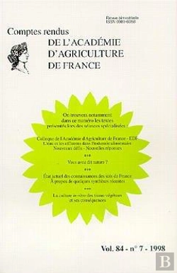 Bertrand.pt - Compte Rendu De L'Academie D'Agriculture De France Vol.84