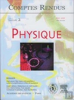 Bertrand.pt - Comptes Rendus Academie Des Sciences Physique Tome 7 Fasc 2 Mars 2006 High Power Fiber Lasers And Am