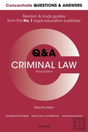 Concentrate Questions And Answers Criminal Law