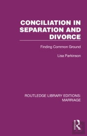 Conciliation In Separation And Divorce