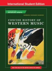 Concise History Of Western Music: Anthology Update