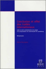 Conclusion Et Effet Des Traités Internationaux