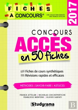 Bertrand.pt - Concours Acces En 50 Fiches 2017