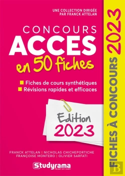 Bertrand.pt - Concours Acces En 50 Fiches
