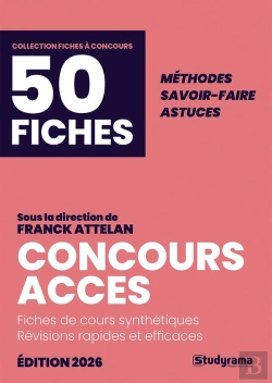 Bertrand.pt - Concours Acces En 50 Fiches