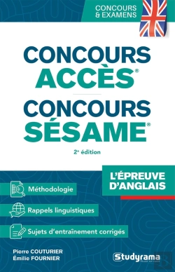 Bertrand.pt - Concours Accès Et Sesame : L'Épreuve D'Anglais