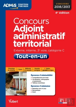 Bertrand.pt - Concours Adjoint Administratif Territorial Cat C Tt En Un 4e Edt 2015 2016
