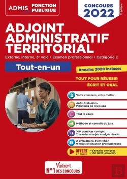 Bertrand.pt - Concours Adjoint Administratif Territorial - Categorie C - Tout-En-Un - Concours Externe, Interne, 3