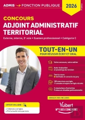Concours Adjoint Administratif Territorial - Catégorie C - Tout-En-Un : Concours Externe, Interne, 3e Voie, Examen Professionnel 2026