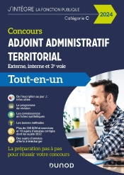 Concours Adjoint Administratif Territorial ; Catégorie C ; Tout-En-Un (Édition 2023)