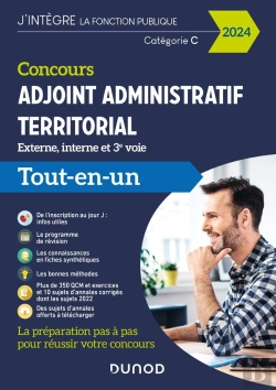 Bertrand.pt - Concours Adjoint Administratif Territorial ; Catégorie C ; Tout-En-Un (Édition 2023)