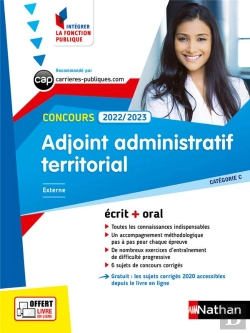 Bertrand.pt - Concours Adjoint Administratif Territorial N 8 - Categorie C (Ifp) - 2022-2023