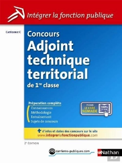 Bertrand.pt - Concours Adjoint Territorial De 1ere Classe Categorie C  N36 2012