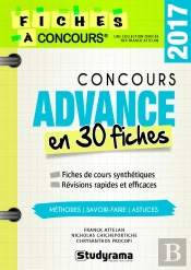 Concours Advance En 30 Fiches 2017