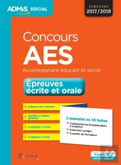 Concours Aes Epreuves Ecrite Et Orale L'Essentiel En 39 Fiches 5e Edt
