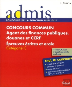 Bertrand.pt - Concours Agent Des Ministeres Economie Et Du Budget Cat C Ecrit Oral 2e Edt