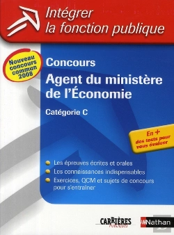 Bertrand.pt - Concours Agent Du Ministère De L'Économie ; Catégorie C T.29 ; Intégrer La Fonction Publique