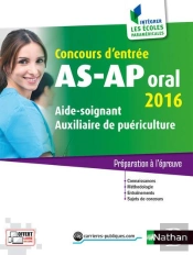 Concours Aide-Soignant Auxiliaire De Puericulture Oral 2016 N15 (Int Les Ecoles Paramedicales)