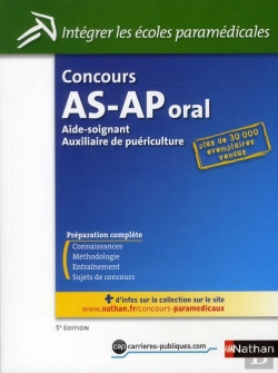 Bertrand.pt - Concours Aide-Soignant Auxiliaire De Puericulture  Oral N15 (Integrer Les Ecoles Paramedicales) 2012
