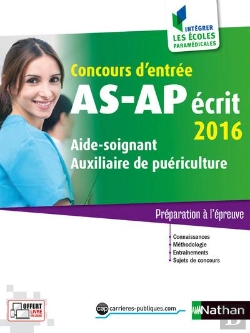 Bertrand.pt - Concours Aide-Soignant Auxiliaires De Puericultureecrit 2016 N14 (Int Les Ecoles Paramedicales)