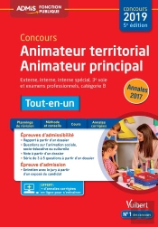Concours Animateur Territorial, Animateur Principal ; Externe, Interne, 3e Voie Et Examen Professionel, Catégorie B ; Tout-En-Un (Concours 2019)
