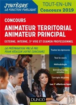 Bertrand.pt - Concours Animateur Territorial, Animateur Territorial Principal - Tout En Un - Concours (Édition 2019)