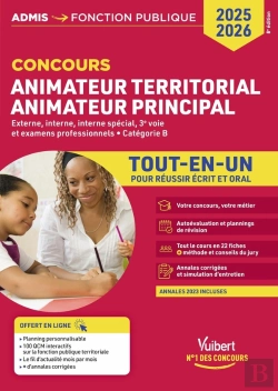 Bertrand.pt - Concours Animateur Territorial Et Animateur Principal - Catégorie B - Tout-En-Un : Externe, Interne, Interne Spécial, 3e Voie Et Examens Professionnels - Concours 2025-2026