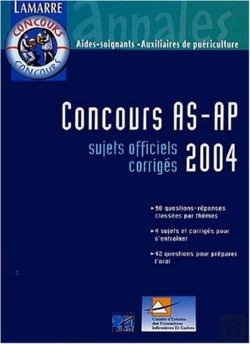 Bertrand.pt - Concours As/Ap 2004 ; Sujets Officiels Corriges