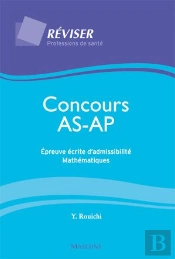 Concours As/Ap ; Épreuves Écrites D'Admissibilité ; Mathématiques