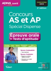 Concours As Et Ap ; Épreuve Orale + Tests ; Spécial Dispense ; Concours 2015