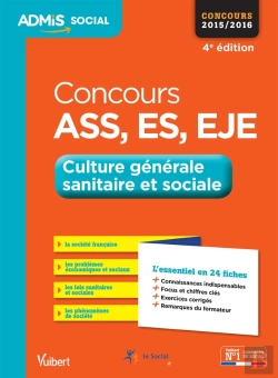 Bertrand.pt - Concours Ass, Es, Eje ; Culture Générale, Sanitaire Et Sociale ; Fiches 2015-2016