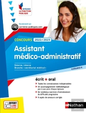 Concours Assistant Medico-Administratif 2019/2020 - Categorie B - N  24 -(Ifp) 2022-2023