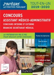 Concours Assistant Medico-Administratif 2019-2020 Tout-En-Un Categorie B - Concours Externe Et Inter