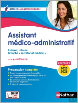 Bertrand.pt - Concours Assistant Médico-Administratif ; Catégorie B (Édition 2025/2026)