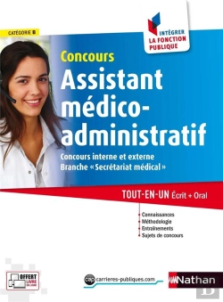 Bertrand.pt - Concours Assistant Medico-Administratif - Categorie B - N 24 - Integrer La Fonction Publique - 2017