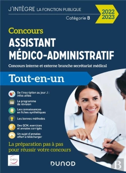 Bertrand.pt - Concours Assistant Médico-Administratif ; Tout-En-Un (Édition 2022/2023)