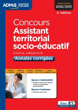 Bertrand.pt - Concours Assistant Territorial Socio Educatif Cat B Annales Corrigees 5e Edt