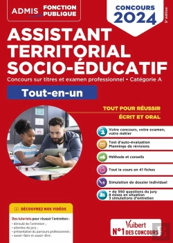 Bertrand.pt - Concours Assistant Territorial Socio-Educatif - Categorie A - Tout-En-Un - Concours Externe Et Exame