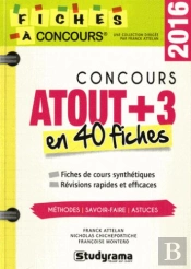 Concours Atout +3 En 40 Fiches
