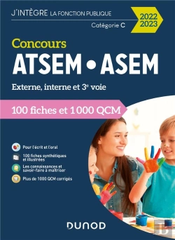 Bertrand.pt - Concours Atsem/Asem 2022/2023 - 100 Fiches Et 1 000 Qcm