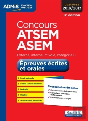 Concours Atsem Asem Cat C Epreuves Ecrites Et Orales 3e Edt 2016 2017