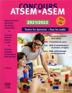 Bertrand.pt - Concours Atsem/Asem ; Concours Externe, Interne Et 3e Voie ; Fonction Publique Territoriale Et Ville De Paris (Édition 2021/2022)