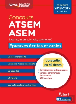 Bertrand.pt - Concours Atsem, Asem ; Externe, Interne, 3e Voie ; Catégorie C ; Épreuves Écrites Et Orales (Concours 2018/2019)