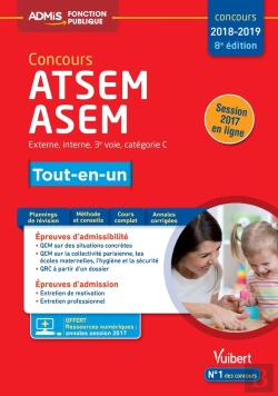Bertrand.pt - Concours Atsem, Asem ; Externe, Interne, 3e Voie, Catégorie C ; Tout-En-Un (Concours 2018/2019)