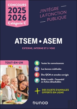 Bertrand.pt - Concours Atsem Asem  ; Externe, Interne Et 3e Voie ; Tout-En-Un (Édition 2025/2026)