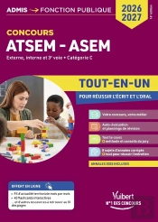 Concours Atsem Et Asem 2026-2027 - Tout-En-Un : Externe, Interne Et 3e Voie - Catégorie C
