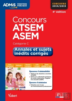 Bertrand.pt - Concours Atsem Et Asem ; Annales Corrigées ; Catégorie C 2014 (4e Édition)