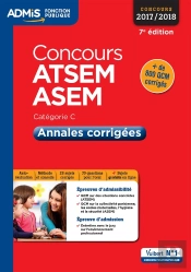 Concours Atsem Et Asem Cat C Annales Corrigees 7e Edt